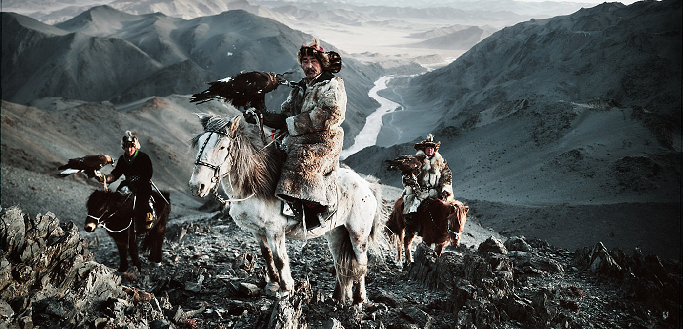 <span>Descendants of Turkic, Mongolic and Indo-Iranian indigenous groups, the&#xA0;Kazakhs are seminomadic people who continue to practice the ancient art of training eagles to hunt for rabbits, foxes and wolves</span>.