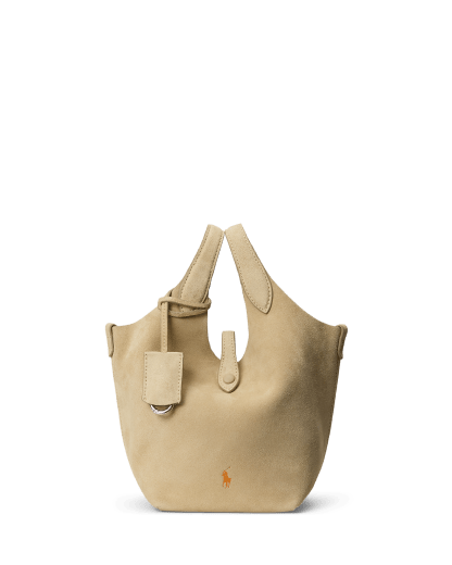 Polo Play Suede Small Tote & Crossbody