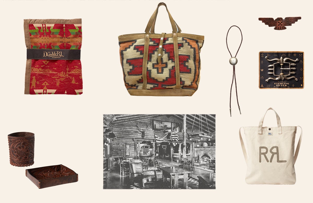 Double RL accessories featuring Southwestern motifs